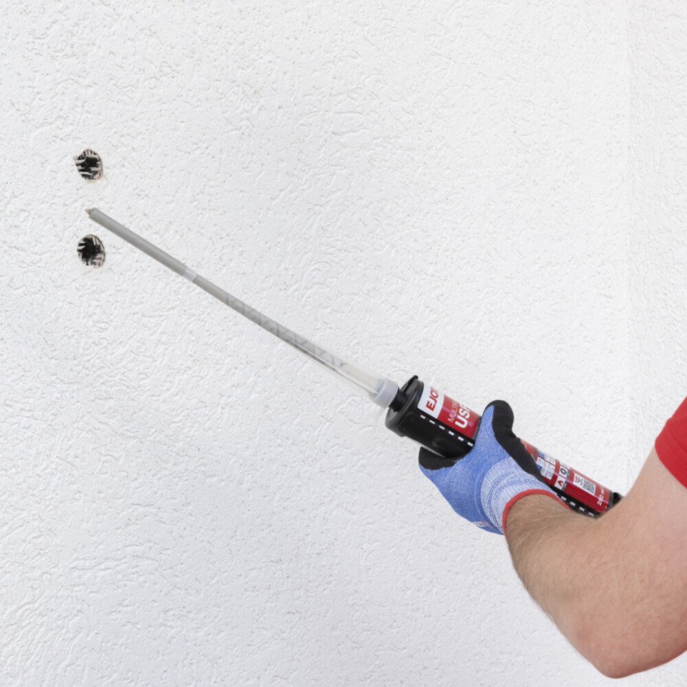 Befestigung von schweren Lasten (Markisen, Sonnensegel, Vordach) in einer Wärmedämmung mit ISO