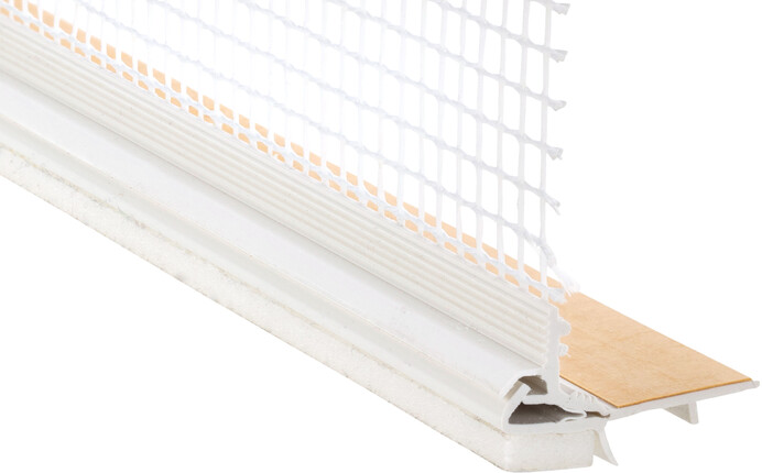 !Produktbild Kunststoffprofil Anputzleiste Milano-plus für Fenster und Türen in Laibungen bis 10 qm.!