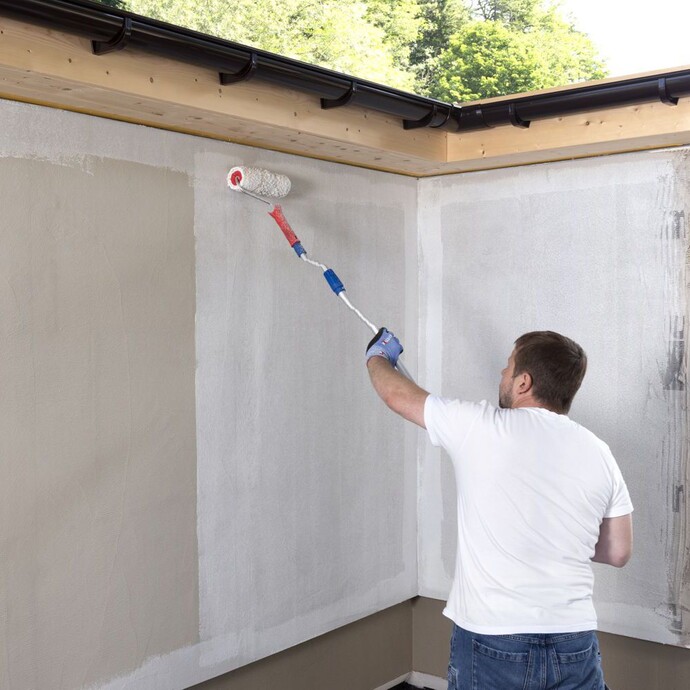Appliquer le fond d'enduit sur toute la surface