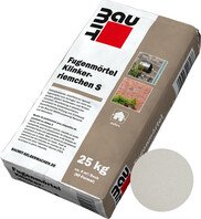 Der Fugenmörtel Klinkerriemchen S ist im 25 kg Papiersack im Farbton Extraweiss erhältlich.