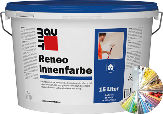 Die Reneo Innenfarbe ist in vielen Farbtönen erhältlich.