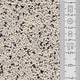 Échantillon de couleur claire Baumit crépi mosaïque M 338 Olympus avec mica et échelle.