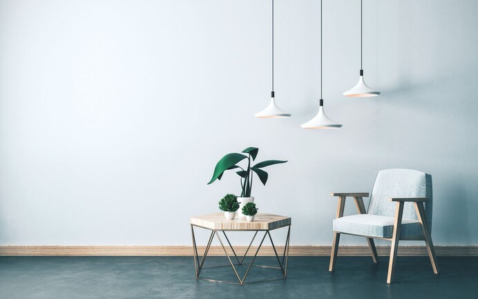 Des tons pastel clairs et doux peuvent donner l'impression qu'une petite pièce est plus grande.