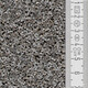 Échantillon de couleur grise Baumit crépi mosaïque M 341 Rocky avec effet mica et graduation.