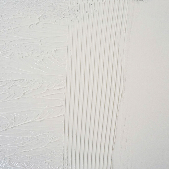 Mastic frais dentelé