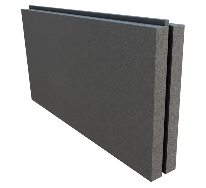 Panneaux isolants gris pour une isolation thermique efficace dans le cadre de projets de bricolage. Idéaux pour la rénovation des façades, des murs et des toitures.