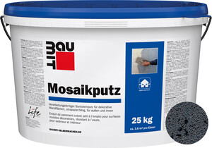 Der Baumit Mosaikputz ist im Farbton M 343 Etnaim 25 kg Eimer erhältlich.