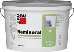 Die Grundierung Remineral ist im 5 Liter Kunststoffeimer in Weiss erhältlich.