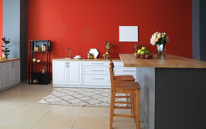 Les tons rouges signalent la chaleur, la joie et favorisent la créativité. Ils ont un effet stimulant et sont positifs. 