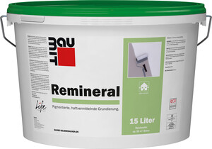 Die Grundierung Remineral ist im 15 Liter Kunststoffeimer in Weiss erhältlich.