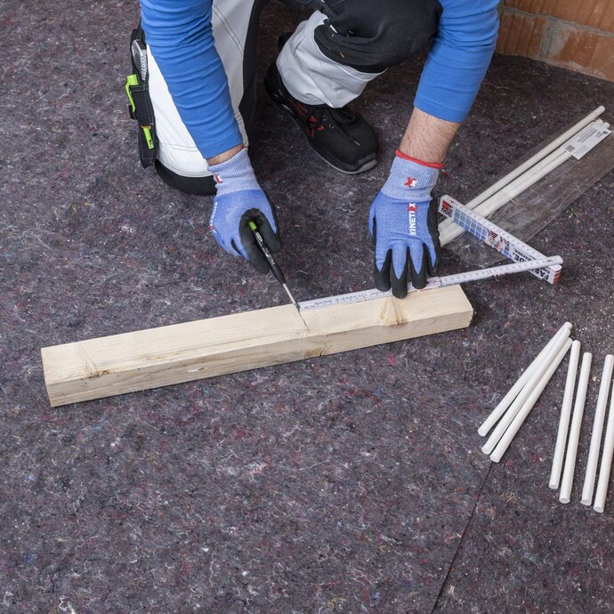 Gabarit pour la découpe des bâtonnets capillaires