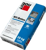 Sack Baumit WU-Beton, wasserundurchlässiger Fließbeton der Klasse C35/45.