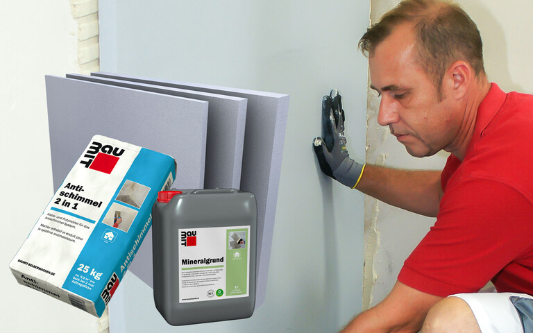 Instructions de mise en œuvre sur le thème de la bonne application du système anti-moisissure Baumit.