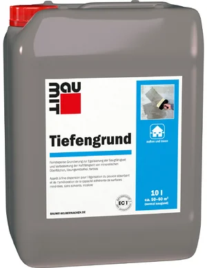 L'apprêt de fond Baumit est disponible en bidon plastique de 5 l.